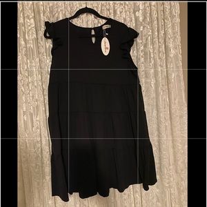 Black Ruffle Dress
Size 2x
Brand new